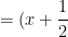 =(x+\frac{1}{2})^2+\frac{3}{4}\geq \frac{3}{4}